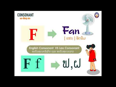 The English VS Lao Consonants [ ການສົມທຽບພະຍັນຊະນະ ອັງກິດ_ລາວ ]