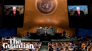 Palestine seeks membership vote at the United Nations – watch live