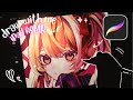 draw with me🖤￤iPad ASMR ￤digital art🎨 ￤procreate