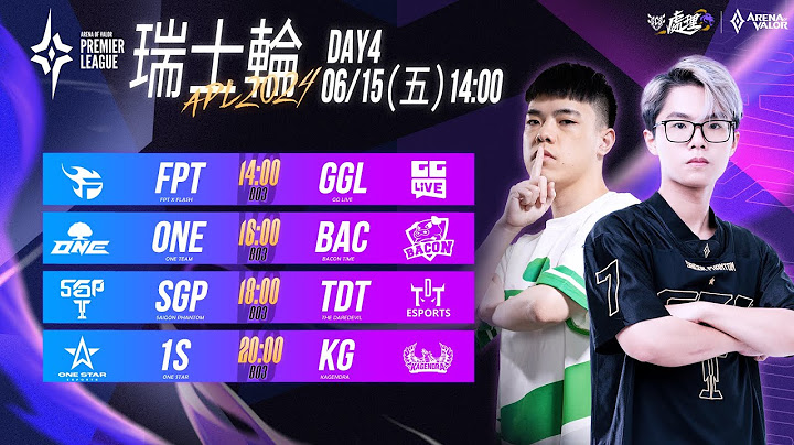 APL 2024 瑞士輪DAY4－2024/06/15《Garena傳說對決》