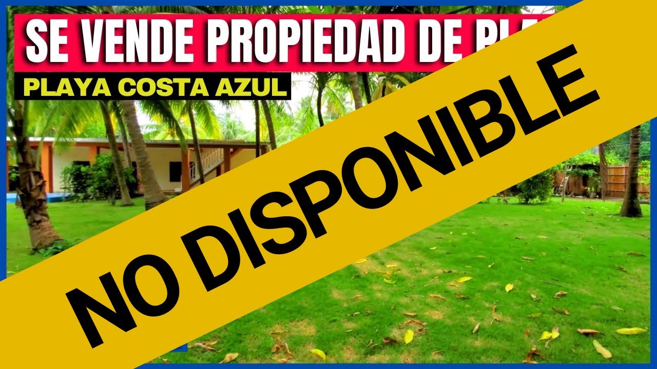 😲 NO CREERAS COMO ES EL RANCHO DE PLAYA QUE VENDEN EN COSTA AZUL ...