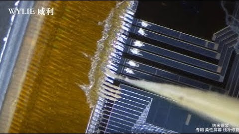 Vẽ Mạch Màn Hình Với Bộ Keo Nano Bạc Dẫn Điện 0.3um WYLIE