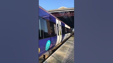 Class 170 departing Filey Platform 2