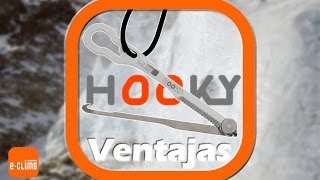 Gancho para avalakov HOOKY de E-Climb.com. Ventajas