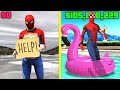 HOMELESS vs BILLIONAIRE SPIDERMAN In GTA 5!