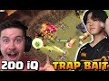 Gaku insane trap bait deletes every healer at once clash of clans