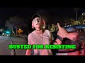 Busted for Resisting - Cocoa Beach, Florida - January 1, 2023