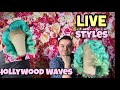 LIVE STYLES: HOLLYWOOD WAVES | LIVE WIG STYLING