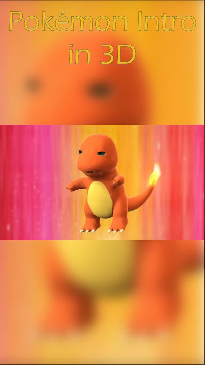 Pokemon Anime Intro in 3D ✌ #shorts