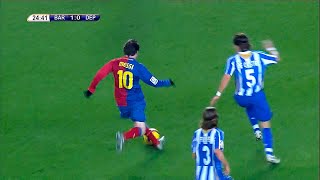 Messi Solo Goal vs Deportivo (Home) 200809 English Commentary HD 720p