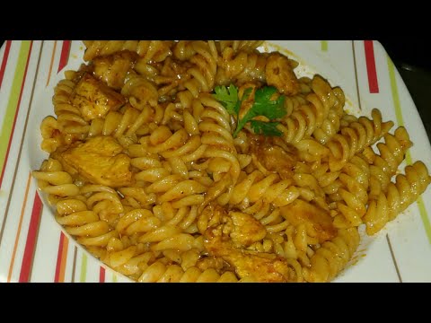 Easy & Quick Chicken Pasta Recipe .Red Sauce Chicken Pasta.Cook With Saba.