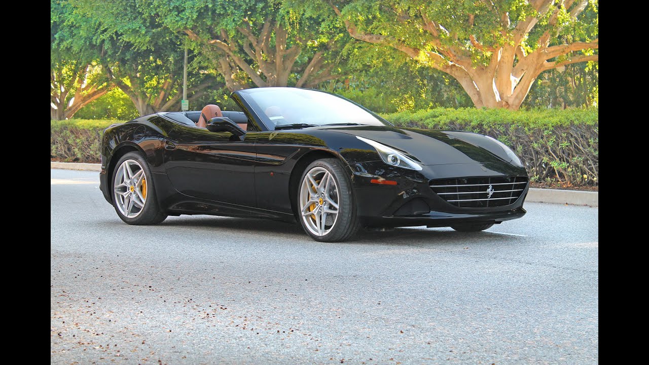 2015 Ferrari California T Convertible Black Interior