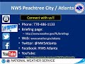 NWS Atlanta Weekly Weather Briefing - July 9th, 2020