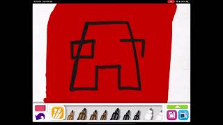 Drawing Alphabet Lore A on Nick jr Draw and Play