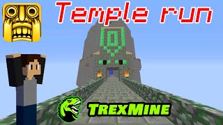 تمپل ران در ماینکرافت تیرکس ماین Minecraft TrexMine Temple Run