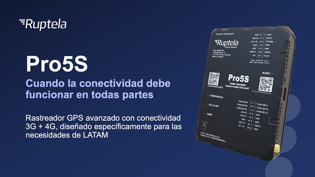 [ES] Webinar Pro5S: Conectividad confiable para cualquier ruta en LATAM