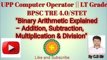 ♦️"Binary Arithmetic Explained – Addition, Subtraction, Multiplication & Division" 🙏🏽👍