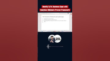 3-Step Framework for Solving Real Business Problems in Data Analytics!
