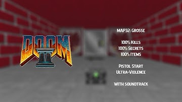 Doom II: Hell on Earth | MAP32: Grosse (secret level) | Ultra-Violence