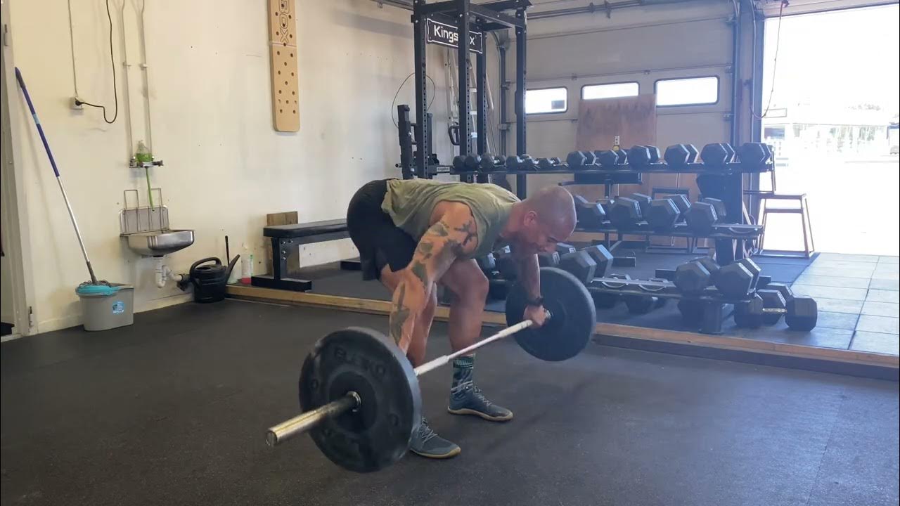 Snatch Grip Pendlay Row YouTube