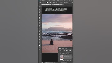 Straighten Your Horizon, No Cropping in Photoshop #shorts