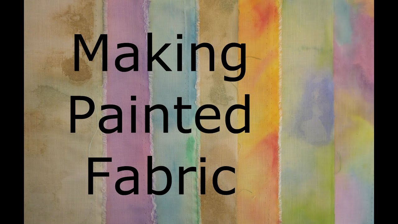 Making Painted Fabric YouTube