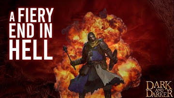 A FIERY END IN HELL | Barbarian High Roller PVP Gameplay | Dark and Darker December Playtest