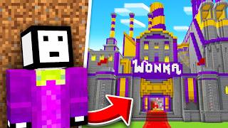 I Recreated Willy Wonka's Chocolate Factory in Minecraft Hardcore!