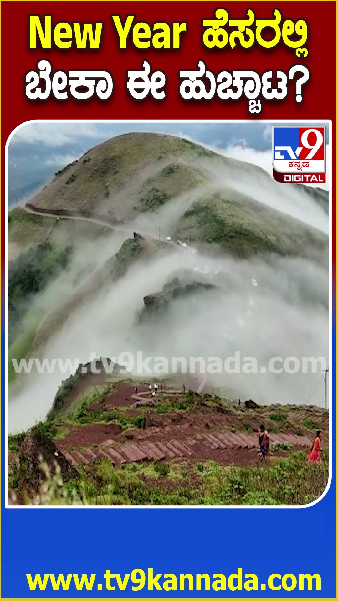 Mullayanagiri ಬಂಡೆಗಳ ತುದಿ ಮೇಲೆ ಸೆಲ್ಫಿಗಾಗಿ ಪ್ರವಾಸಿಗರು ಪ್ರಾಣದ ಜೊತೆ ಚೆಲ್ಲಾಟ | #TV9D