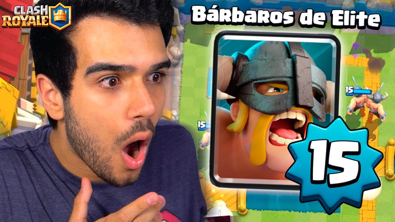 MINHA PRIMEIRA CARTA NÍVEL 15 NO CLASH ROYALE 😱 QUEBREI O JOGO - YouTube