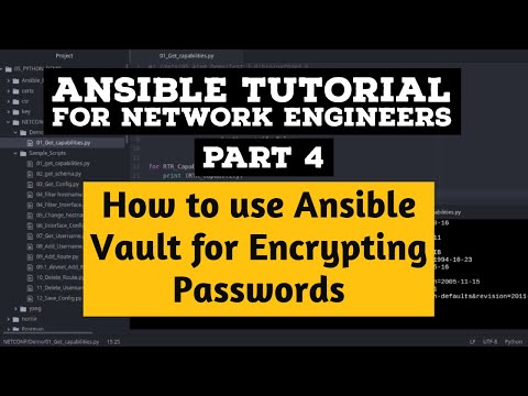 Ansible Vault tutorial : How to secure ssh password using vault-id encryption |Cisco Example |Part 4
