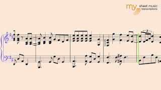 Nothing's Gonna Change my Love for You (Westlife) - Piano Sheet Music Transcription