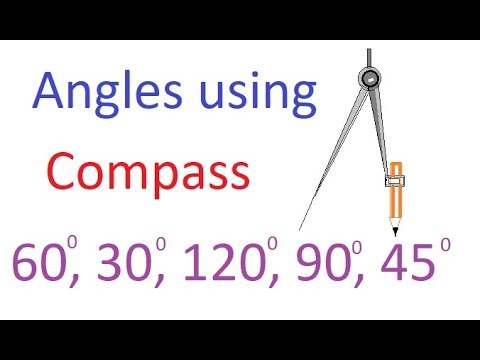 How to make Angles using Compass and ruler and Why it works