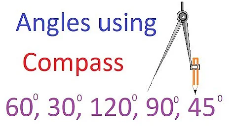 How to make Angles using Compass and ruler and Why it works | Practical Geometry
