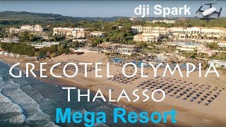 Dji Spark Cinematic Footage of Grecotel Olympia Thalasso Mega Resort. Very windy conditions!