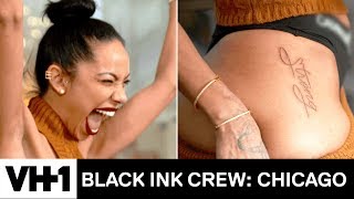 Erica Mena Gets Tattooed by Ryan Henry | Black Ink Crew: Chicago