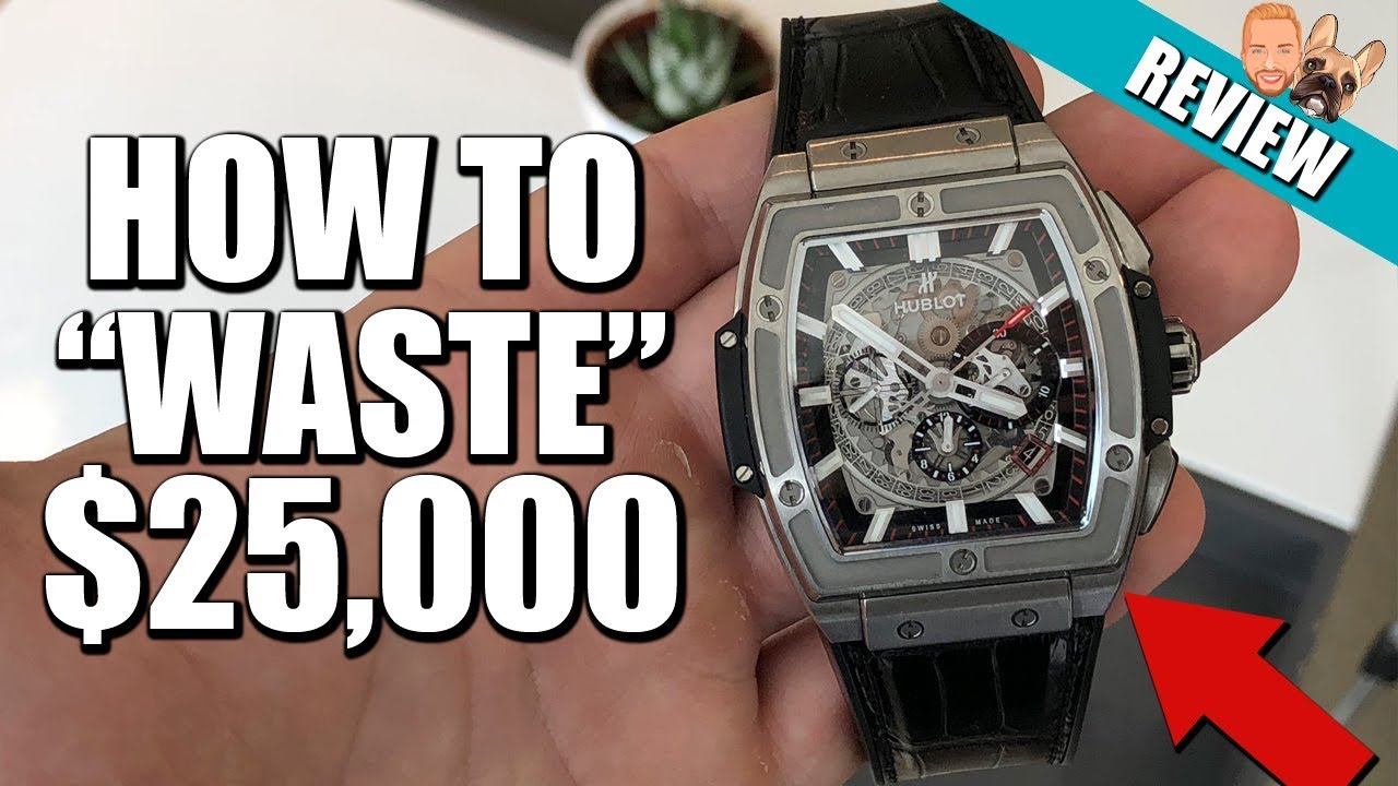 Hublot Spirit of Big Bang Titanium Watch Review - $25,000 - YouTube