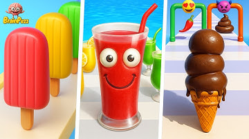 Ice Cream Stack Runner 🆚 Juice Run 🆚 Popsicle Stack - All Levels Satisfying Walkthrough Gameplay
