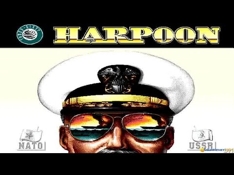 Harpoon gameplay (PC Game, 1989)