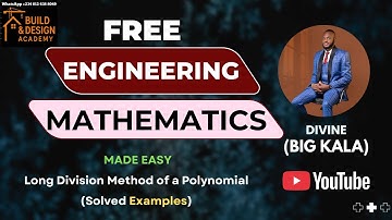 Long Division Method of a Polynomial (Made Easy)