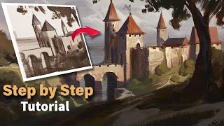 How to Paint Environment Concept Art from Scratch