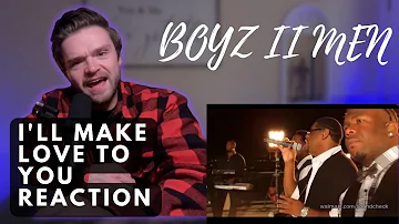 BOYZ II MEN - I'LL MAKE LOVE TO YOU - LIVE SOUNDCHECK | REACTION