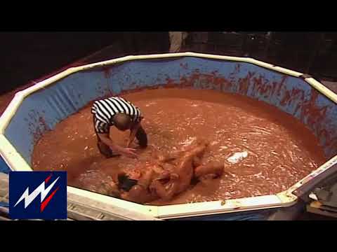 WWF Tori vs Miss Kitty Pudding Pool Match   RAW 1999 new