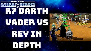 Swgoh Darth Vader vs Rey In Depth!