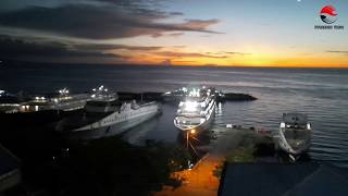 Suasana Pelabuhan ASDP Kota Manado di Malam Hari