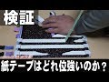 塗装 紙テープ強度検証動画 2/2