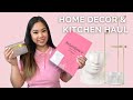 Home decor and kitchen haul! | H&M, CB2 & more!