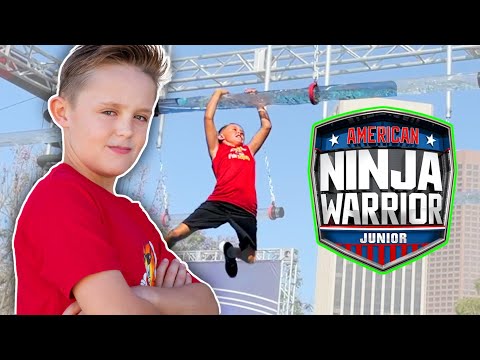 Kade Races on American Ninja Warrior Jr! BTS