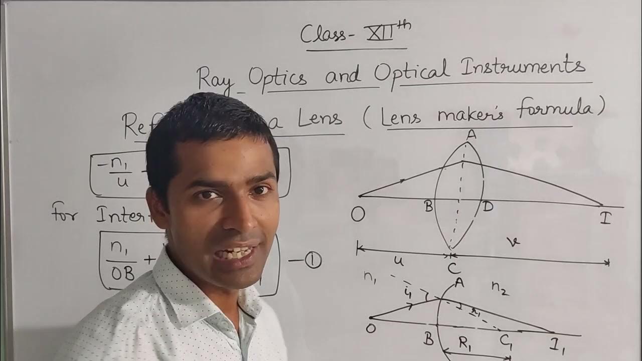 Lens Makers Formula, NCERT Physics Class 12 YouTube