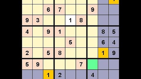 How to Solve Guardian Sudoku Expert 4866 June 27, 2020